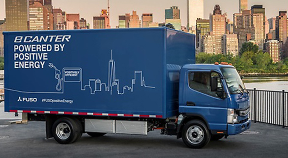 Süverkrüp FUSO eCanter LKW