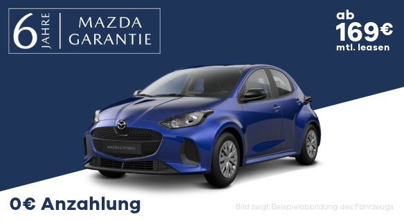 Mazda 2 Hybrid Top Angebot Leasing Autohaus Süverkrüp