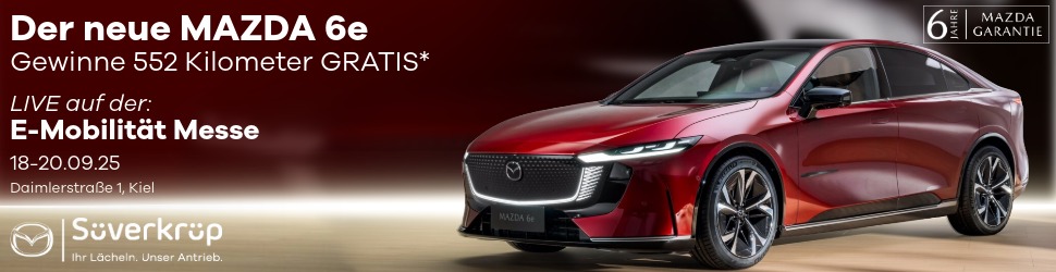 Mazda 6e Messe + Gewinnspiel-