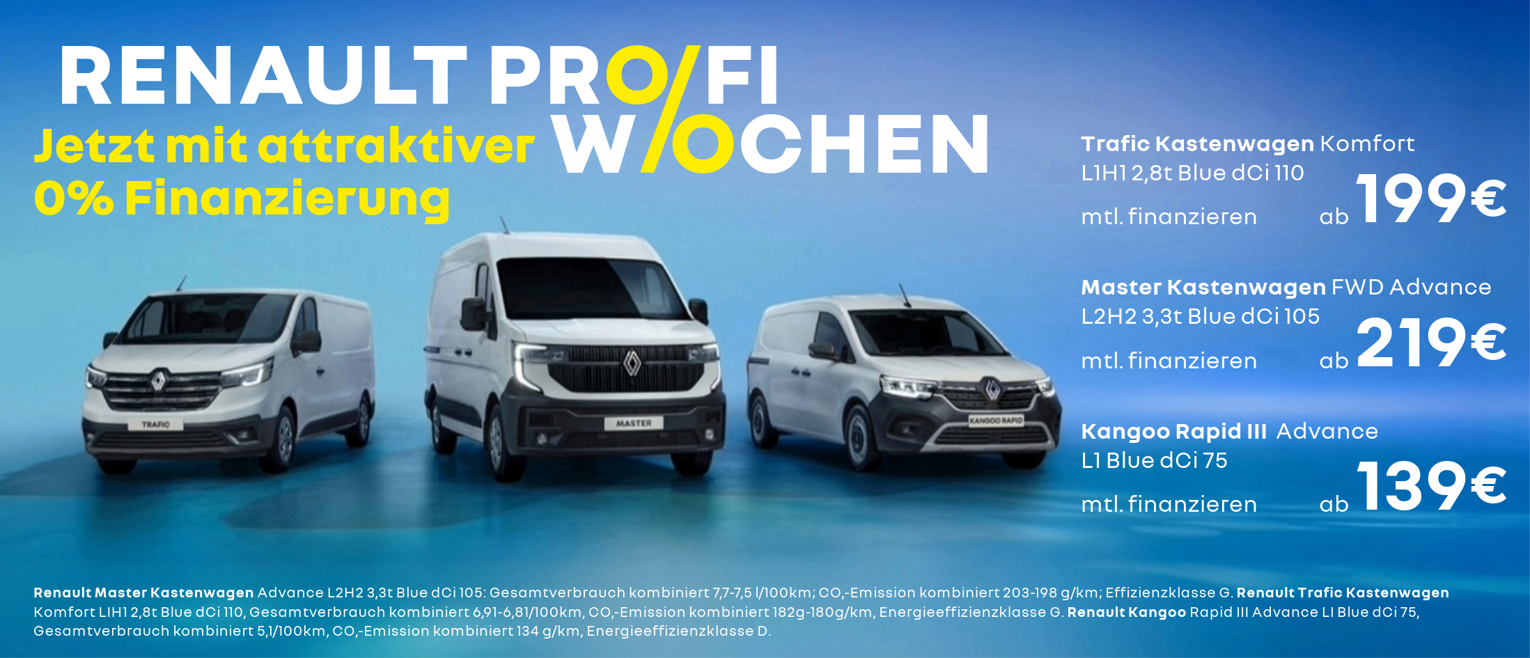 Renault Profiwochen Banner