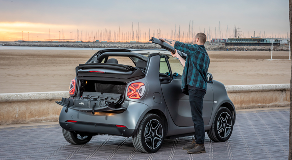 smart eq fortwo cabrio Seitenansicht