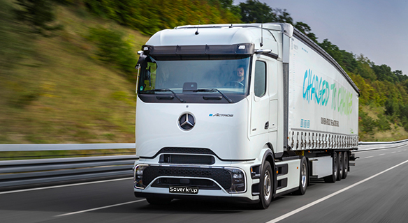 Mercedes-Benz eActros 600 Truck Süverkrüp